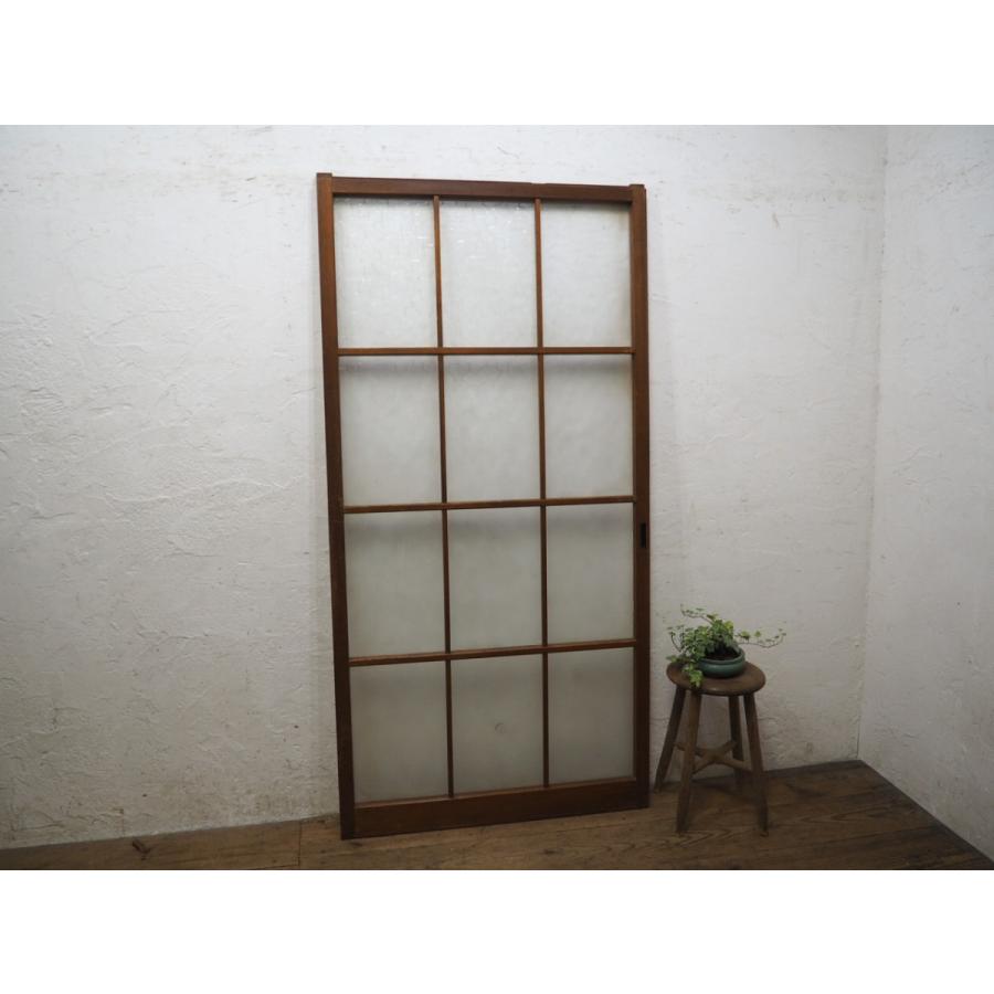 タy0455 5cm W 住宅設備 H176 5cm W 5cm レトロなデザインガラスの古い木枠ガラス戸 古建具引き戸 サッシ古民家再生町家和室内装リフォームl下 Secondhand012 レトロなデザインガラスの古い木枠ガラス戸 古建具引き戸サッシ古民家再生町家和室内装