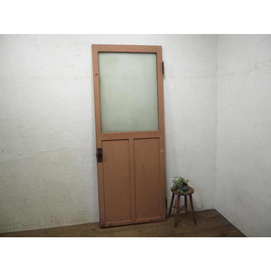 タy0951 1 5cm 住宅設備 アンティーク ダイヤガラス入り レトロな洋館の大きな古い木製ドア 古建具門扉大正ロマン映画撮影m下 H211cm W80 5cm