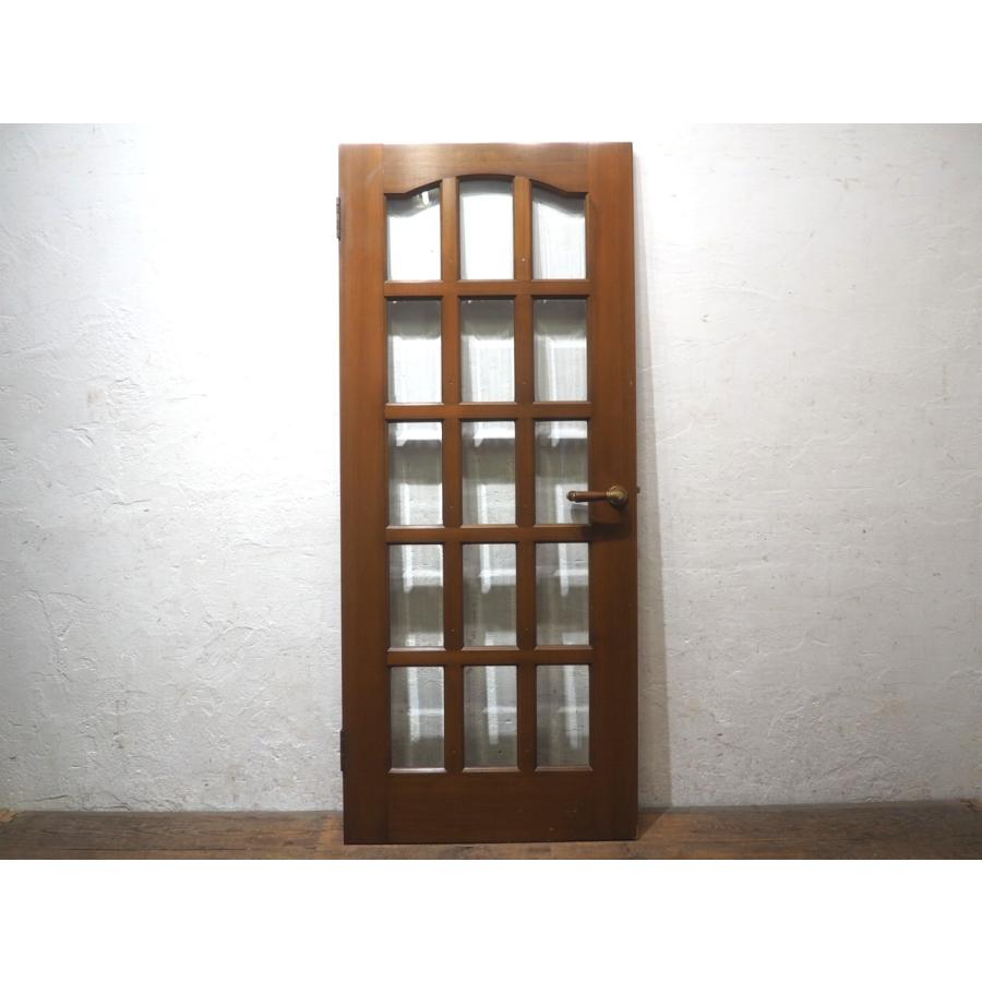 タY1340◇【H177,5cm×W74,5cm】◇ビンテージ◇カットガラス入りの古い