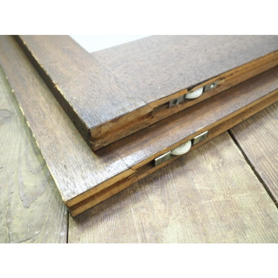 タZ0033◇(1)【H179cm×W86cm】×2枚◇小ダイヤガラス入りのレトロ タZ0033◇(1)【H179cm×W86cm】×2枚◇小ダイヤガラス入りのレトロ