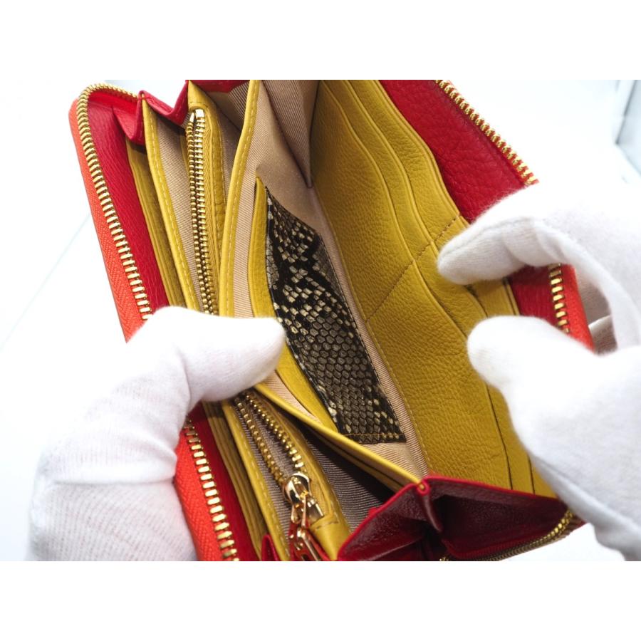 COCOCELUX GOLD ココセリュックスゴールド ラウンドファスナー 長財布 