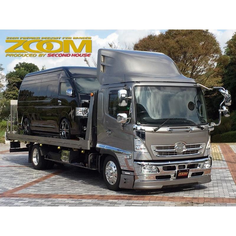 日野レンジャー用純正ロゴ入りエアロカバー　R17.5 hitachibiso_8614