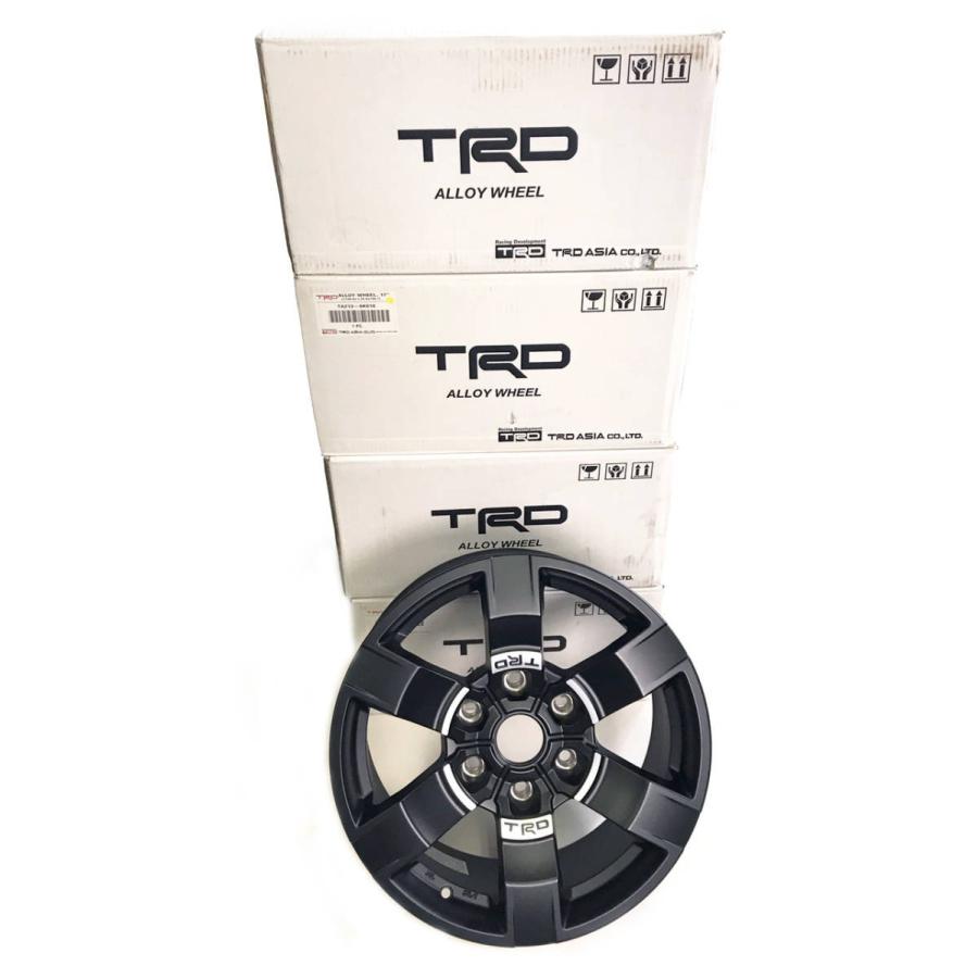 ハイラックス GUN125 TRDアルミホイールマットブラック 17インチ×8J