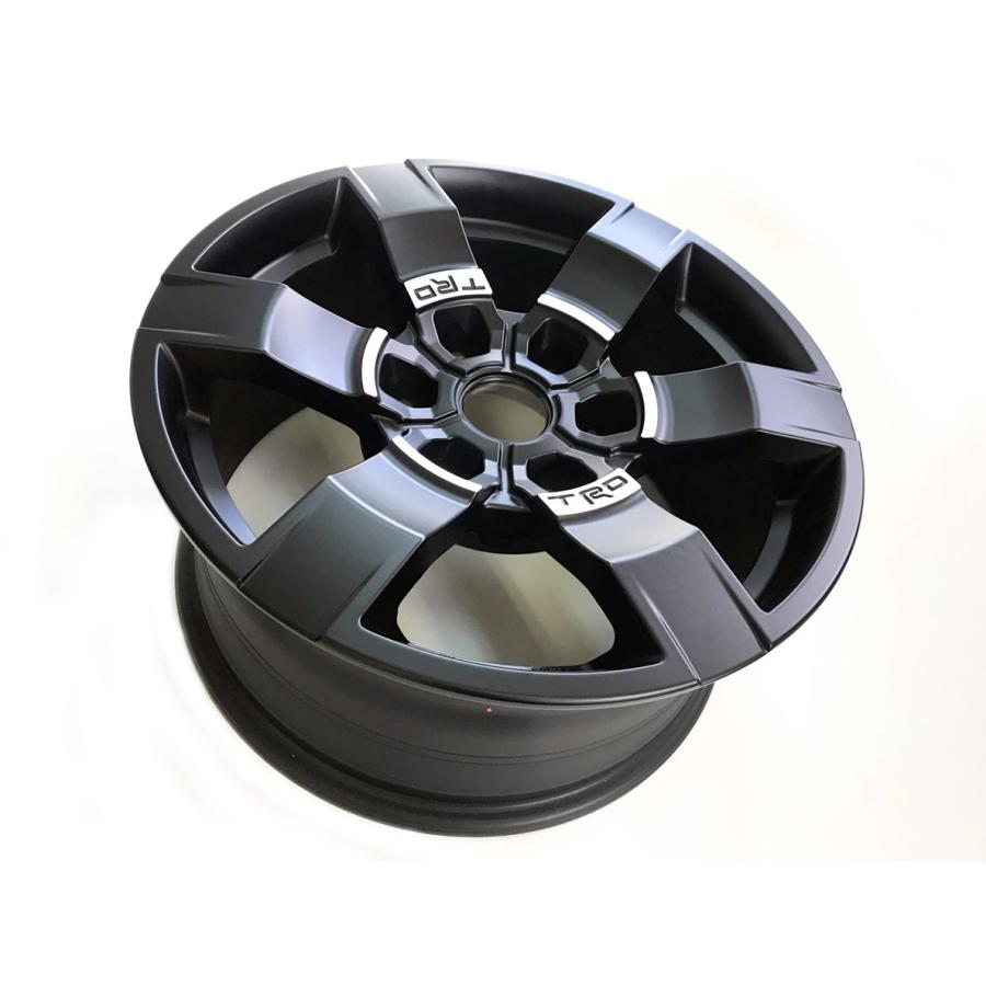 ハイラックス GUN125 TRDアルミホイールマットブラック 17インチ×8J