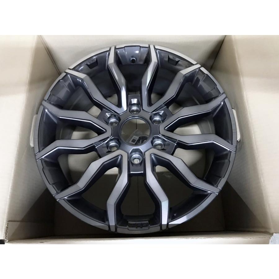 ハイラックス GUN125 GRアルミホイールチタニウムグレー 18