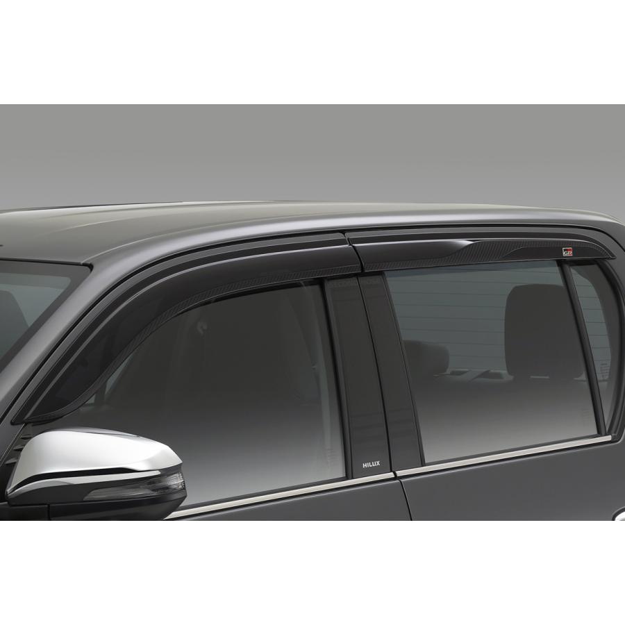 トヨタ ハイラックス GUN125 GR SPORT仕様 ドアバイザーカーボン