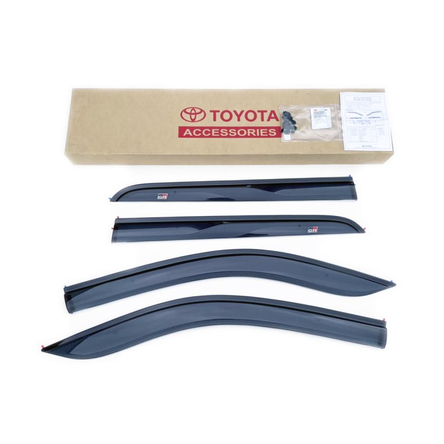 ハイラックス 新型ハイラックス GRサイドバイザー タイトヨタ純正