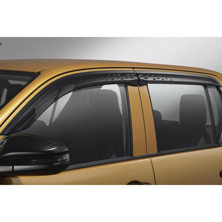 LN107 ハイラックス用 純正サイドバイザー ハイラックス 新型ハイラックス 新デザイン TOYOTAサイドバイザー タイ