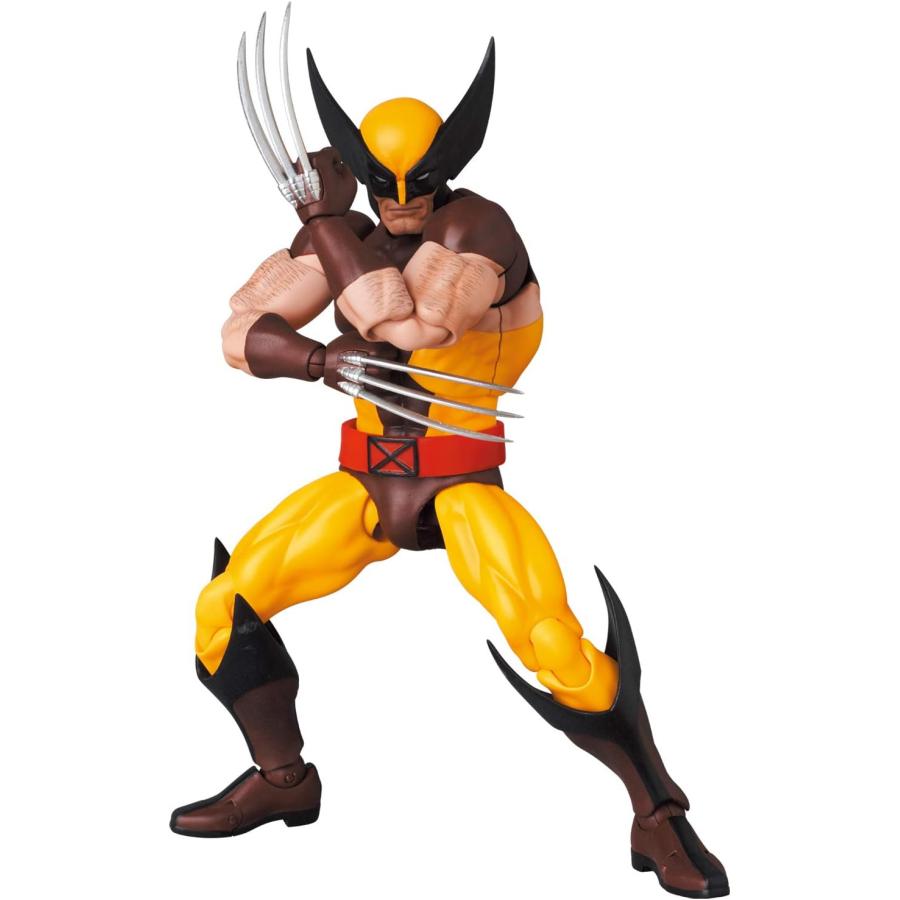 メディコム・トイ MAFEX マフェックス No.138 WOLVERINE ウルヴァリン (BROWN COMIC Ver.) 全高約145mm 塗装済み アクションフィギュア | MAFEX