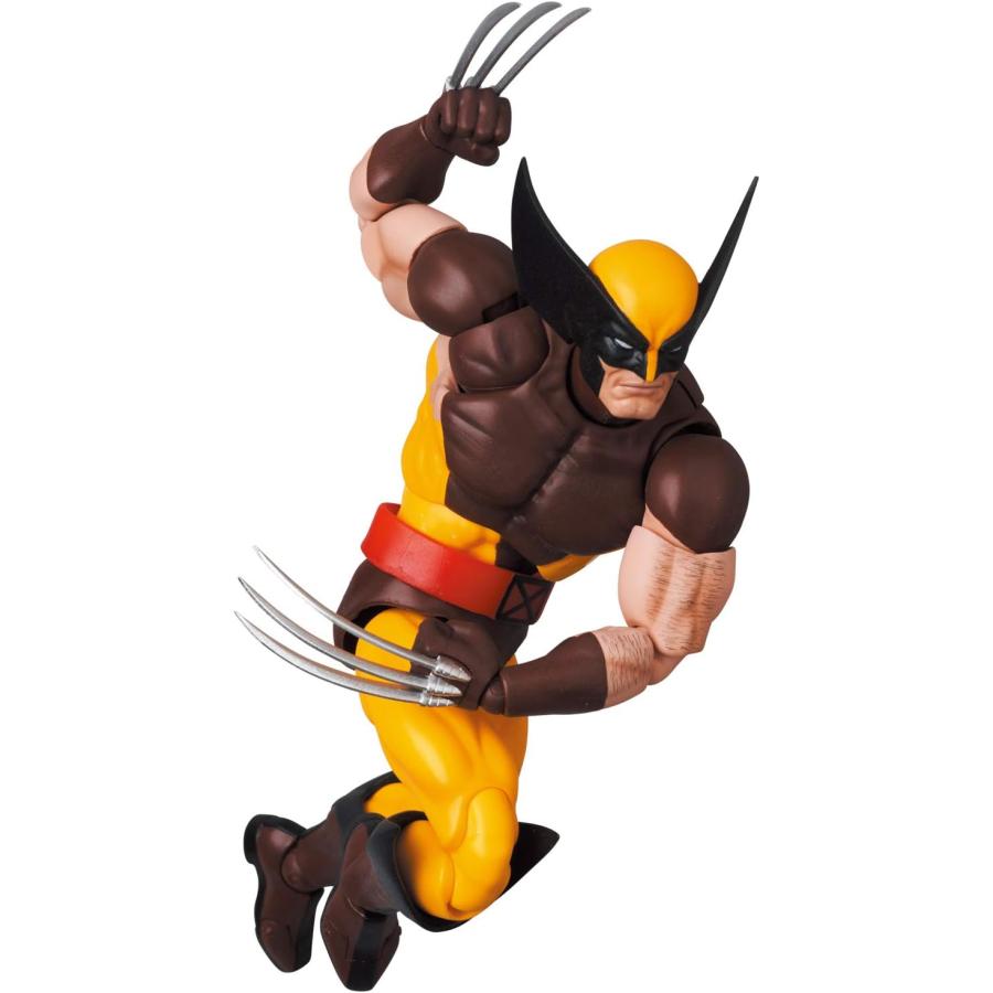 メディコム・トイ MAFEX マフェックス No.138 WOLVERINE ウルヴァリン (BROWN COMIC Ver.) 全高約145mm 塗装済み アクションフィギュア | MAFEX | 11