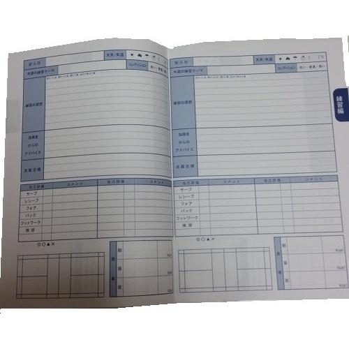 CLUBサクセスノート バドミントン 5冊セット : セカンド