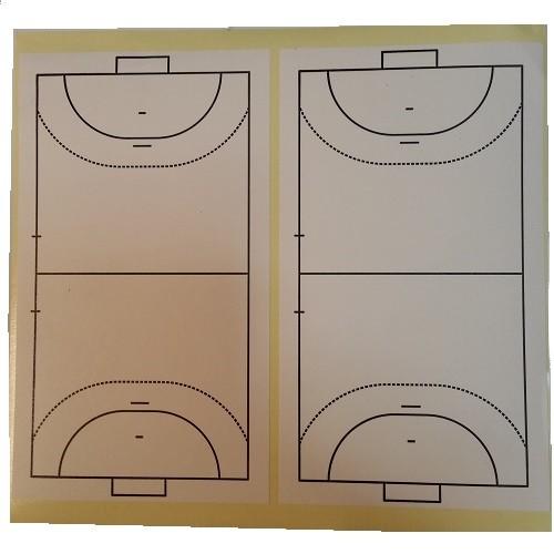 ハンドボール コートステッカー １０面入り Hbcs10 セカンドライブス 通販 Yahoo ショッピング