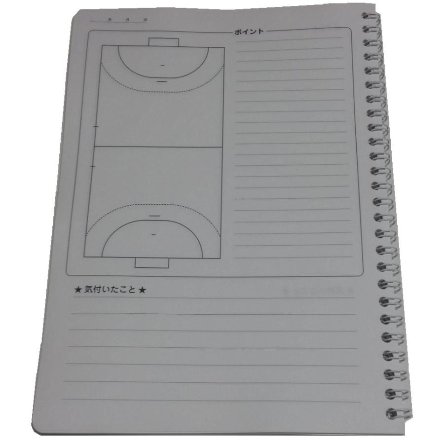 ハンドボールノート５冊　Ｂ５　Ｗリングタイプ　スポーツノートシリーズ |  | 01