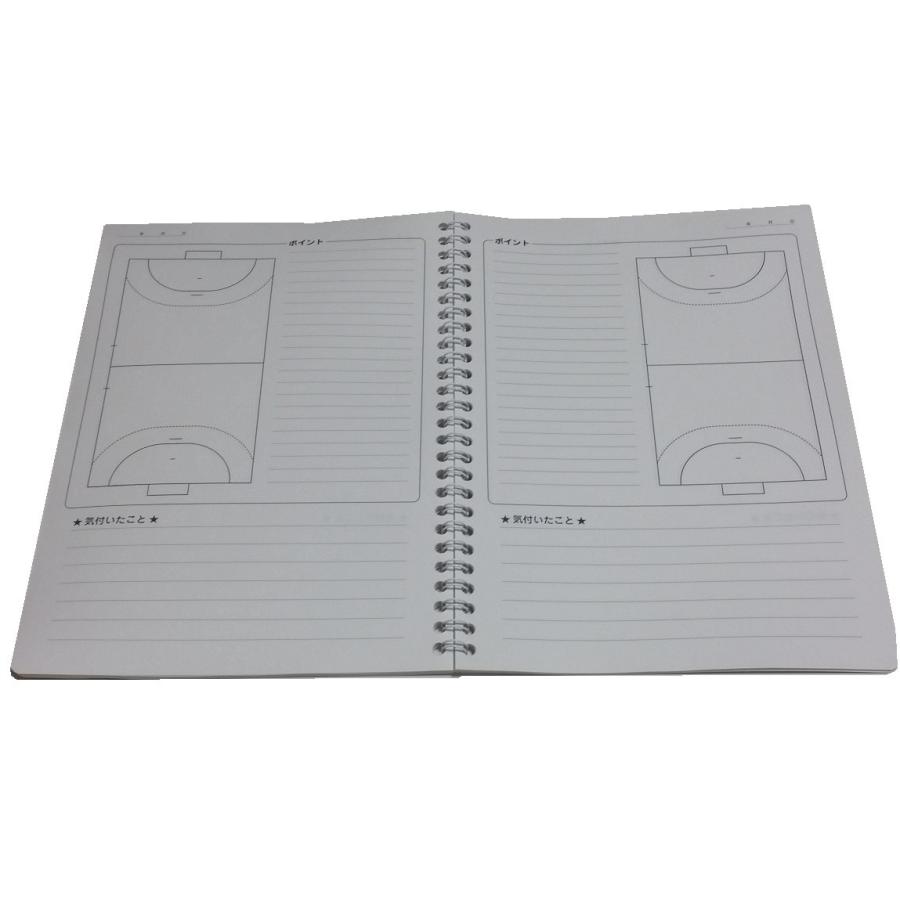 ハンドボールノート５冊　Ｂ５　Ｗリングタイプ　スポーツノートシリーズ |  | 02