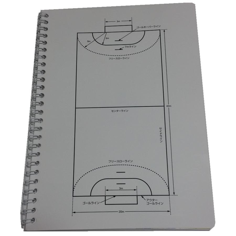 ハンドボールノート５冊　Ｂ５　Ｗリングタイプ　スポーツノートシリーズ |  | 04