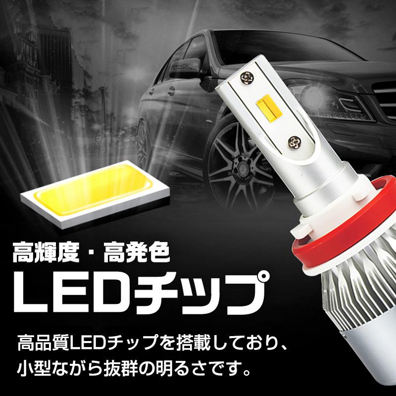 LEDバルブ ホワイト フォグランプ ヘッドライト 7600lm 6000K 3800lm H8 H9 H11 H16 白 車検対応 |  | 08