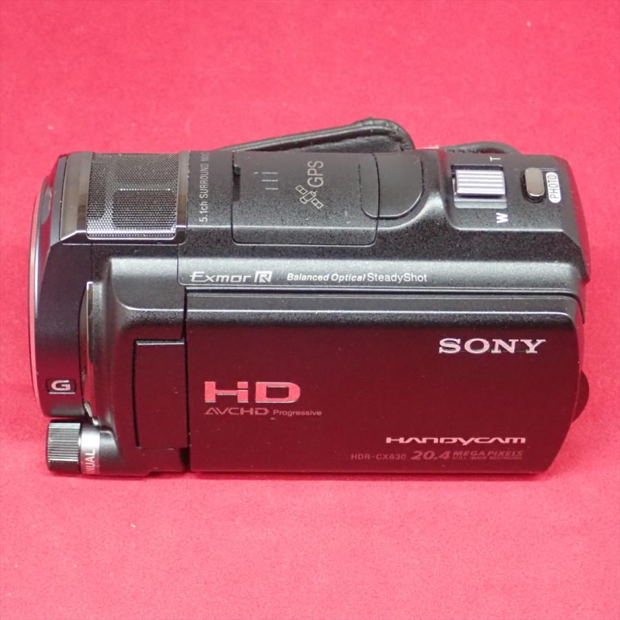 SONY ソニー HDR-CX630V 光学ズーム12倍　内蔵メモリー64GB ブラック NO.211214009