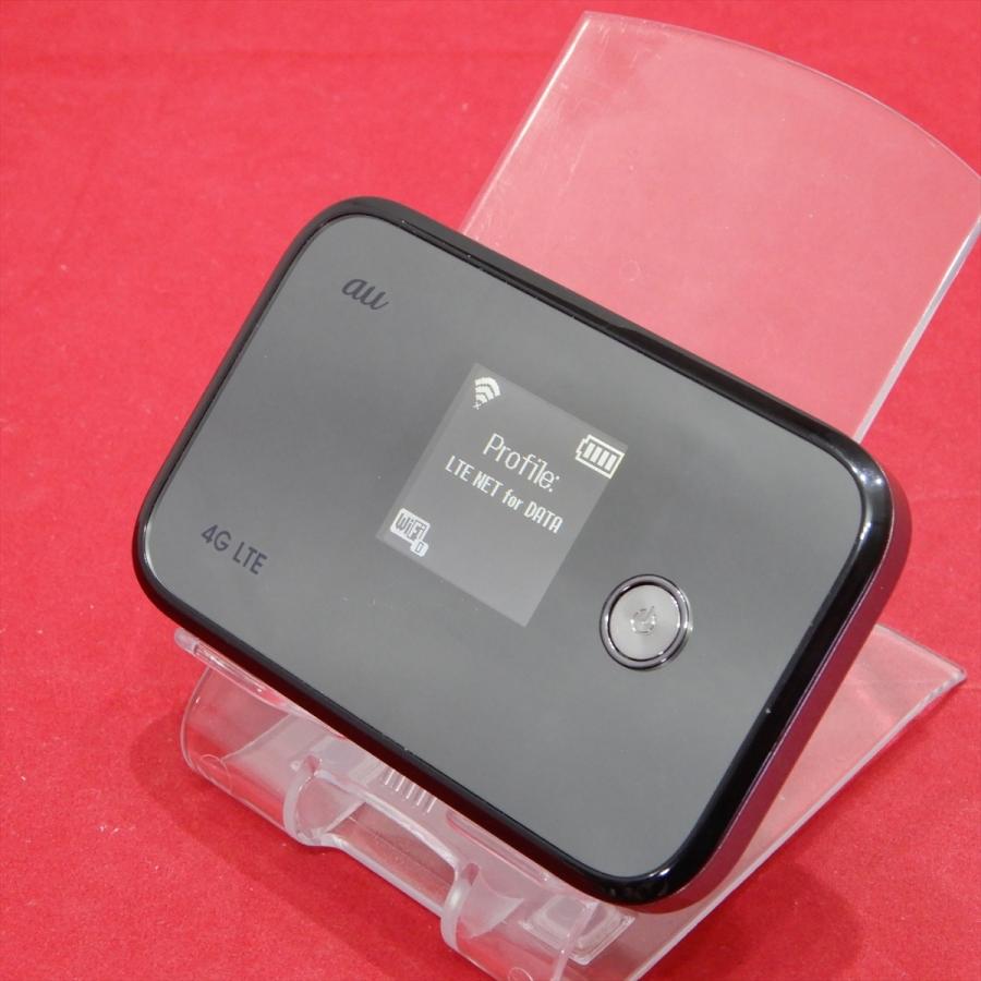 au au Wi-Fi WALKER LTE HWD11 4G LTE ブラック NO.220108569  