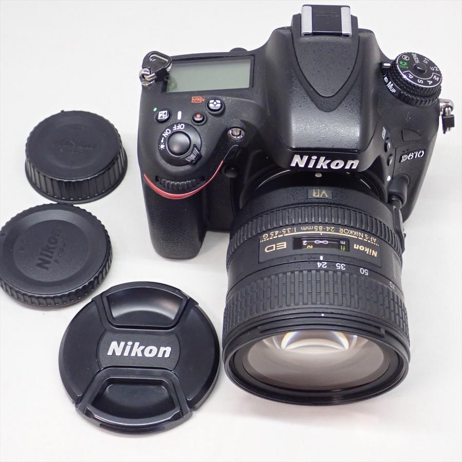 Nikon D610 24-85 VR レンズキット 2426万画素 ブラック NO.221206011 