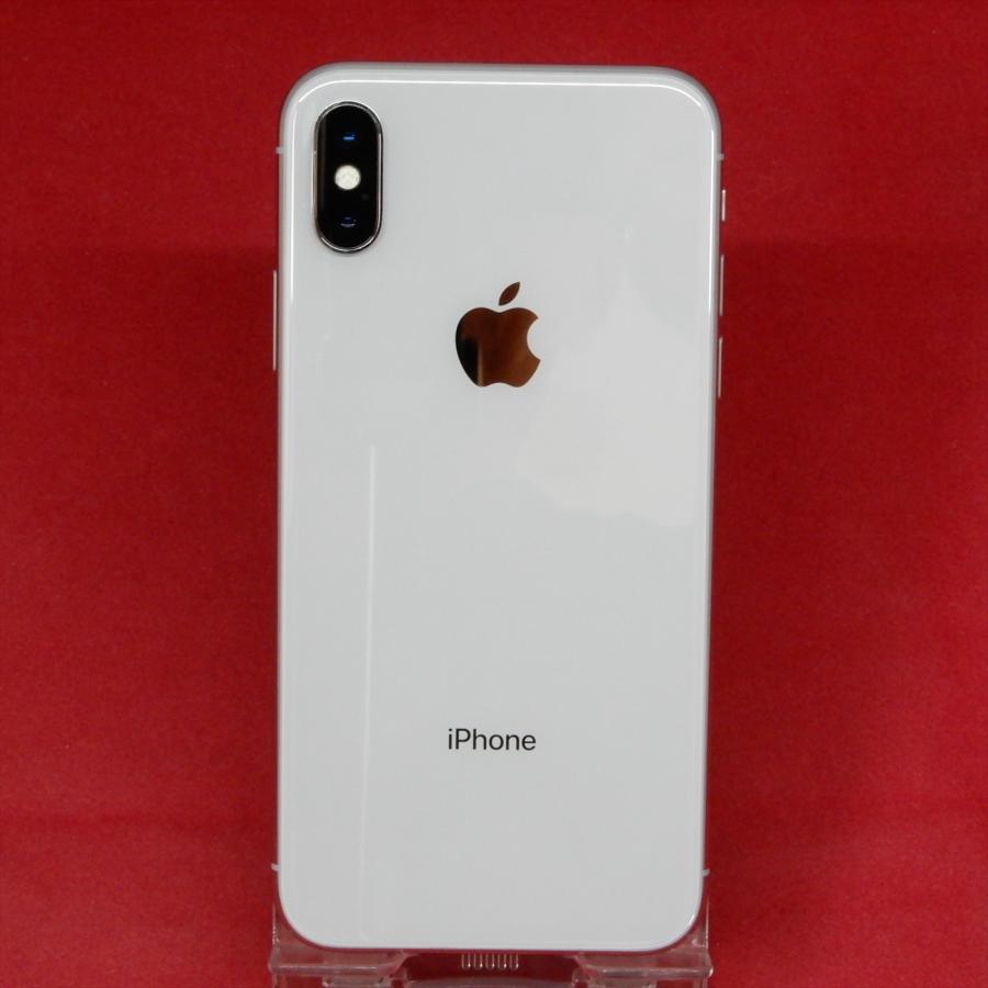 Apple - アップルiPhone X 64GB シルバー MQAY2J A au Apple MQAY2J/A iPhone X 64GB auSIMロック解除済 シルバー : セコンド