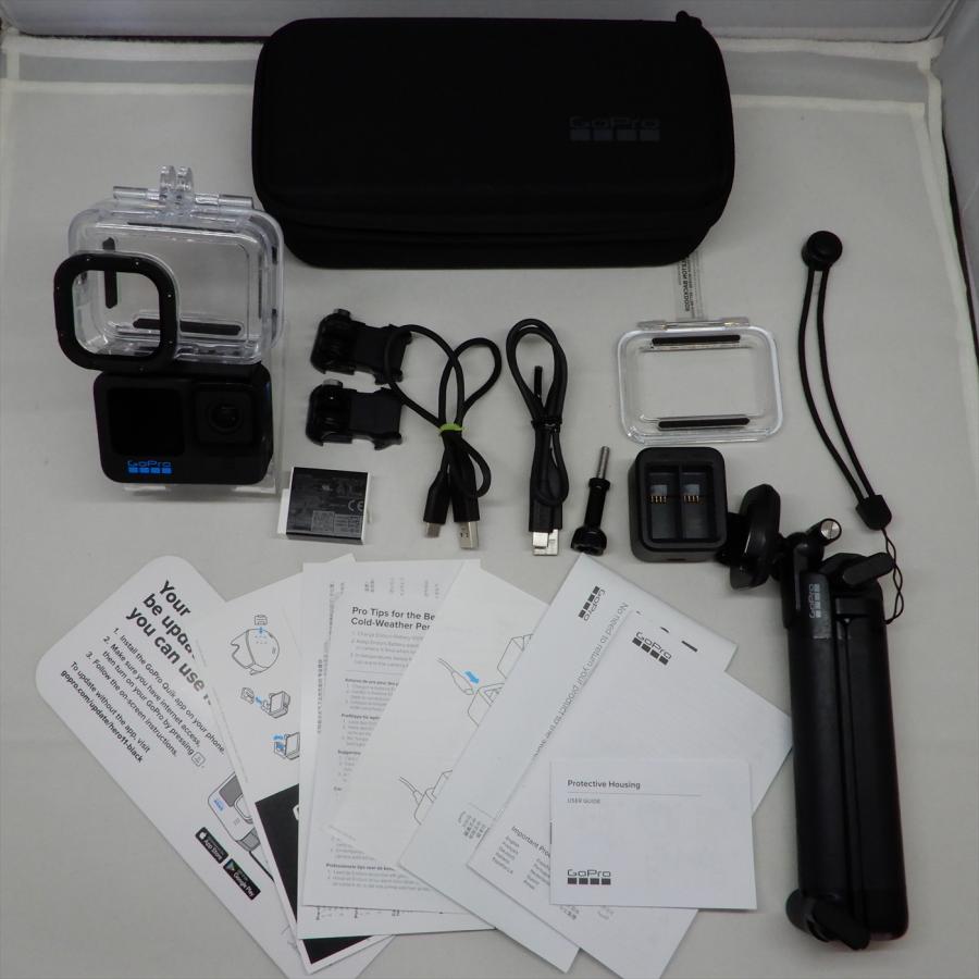 GoPro HERO11 BLACK アクションカメラ グリップ付 充電器付 ダイビング 