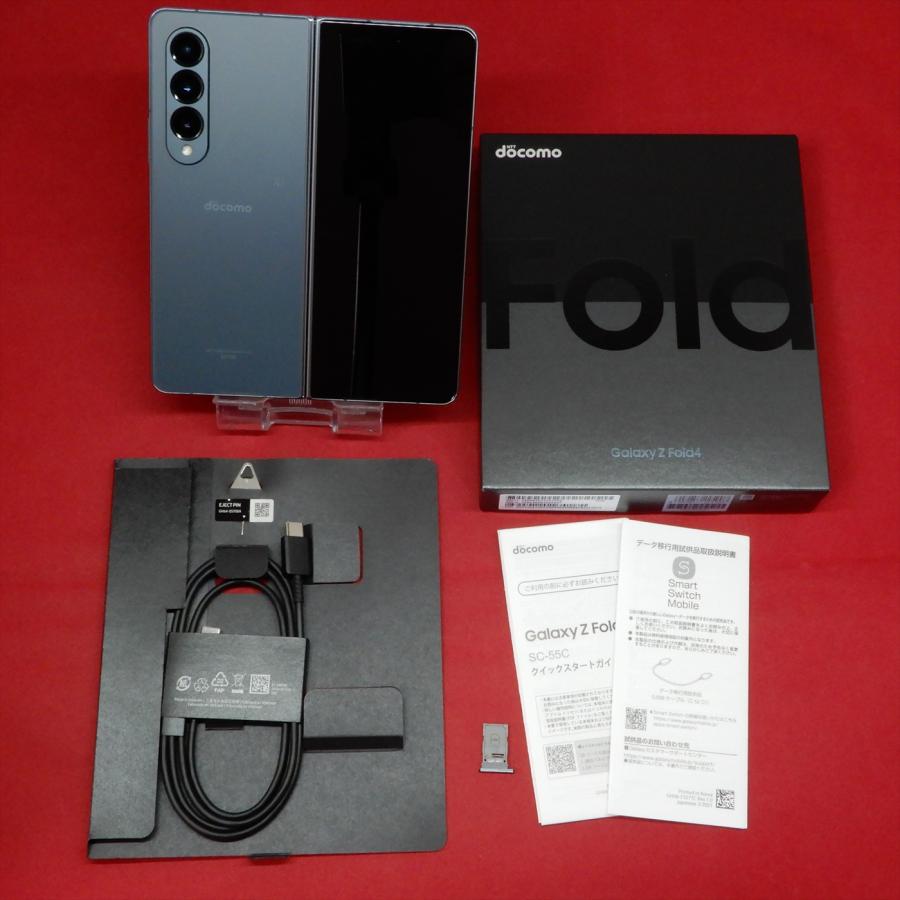 美品docomo GalaxyZ Fold4 SC-55C 灰緑色 SIMフリー ムスビー｜☆美品 Galaxy Z Fold4 256GB グレイグリーン 格安SIM可