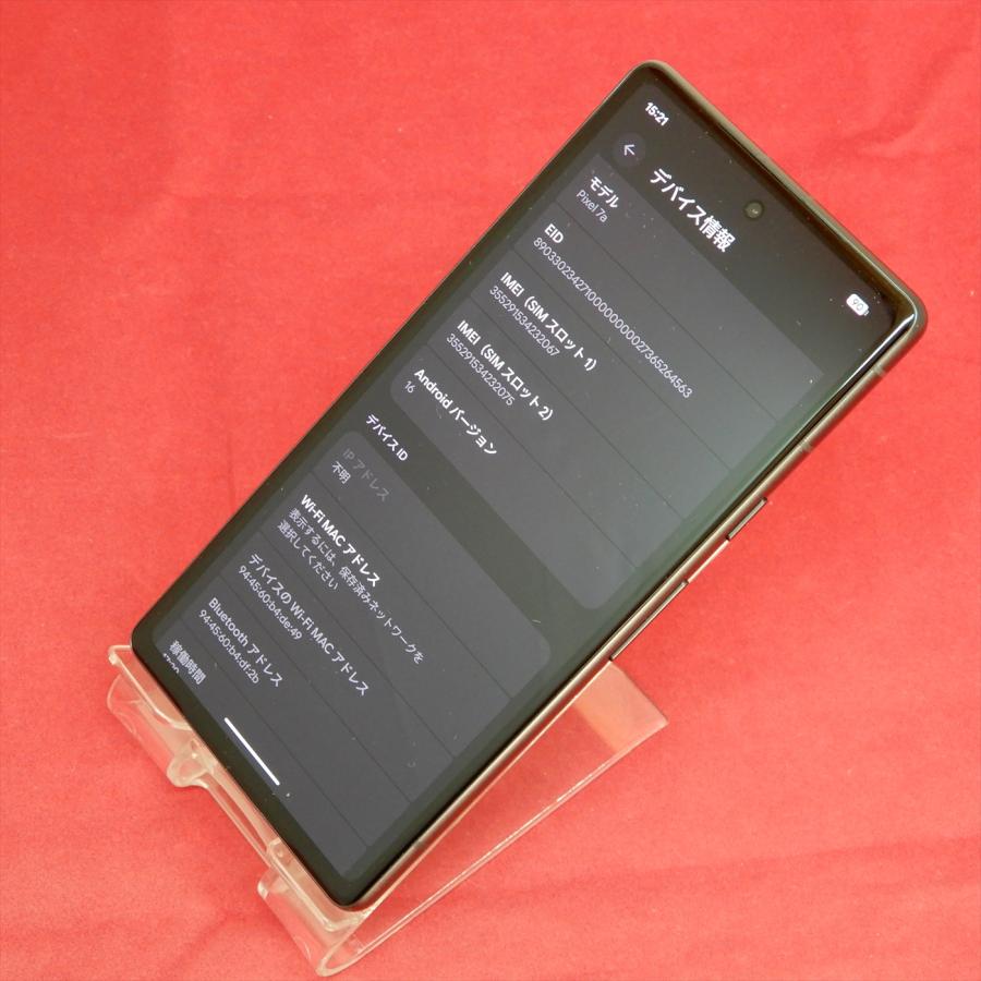 Google Pixel 7 7a 128GB GA03694-JP auSIMフリー 5G対応 Charcoal