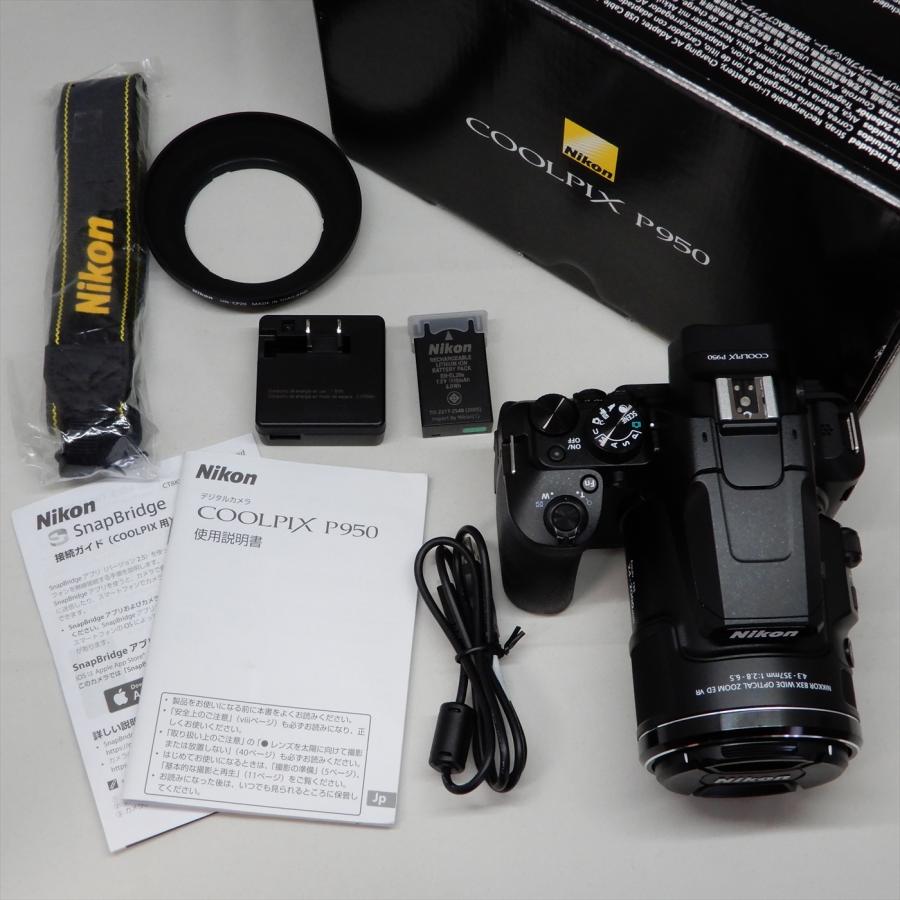 COOLPIX P Nikon P950 光学ズーム83倍 1605万画素 ブラック : セコンド