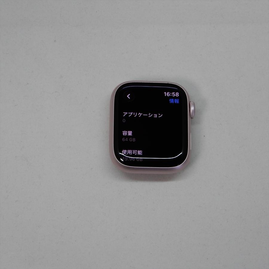 Apple Watch Series 9 GPS+Cellularモデル 41mm MRHY3J/A ピンクミッドナイトポーツバンド_11