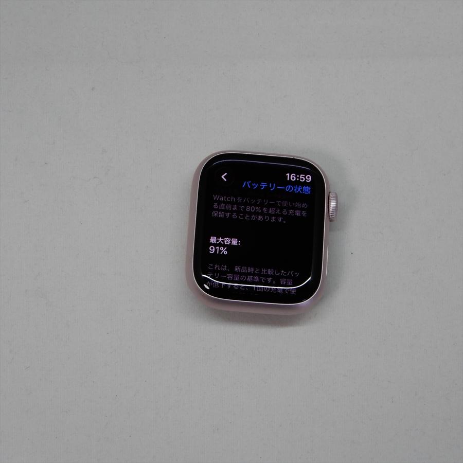 Apple Watch Series 9 GPS+Cellularモデル 41mm MRHY3J/A ピンクミッドナイトポーツバンド_13