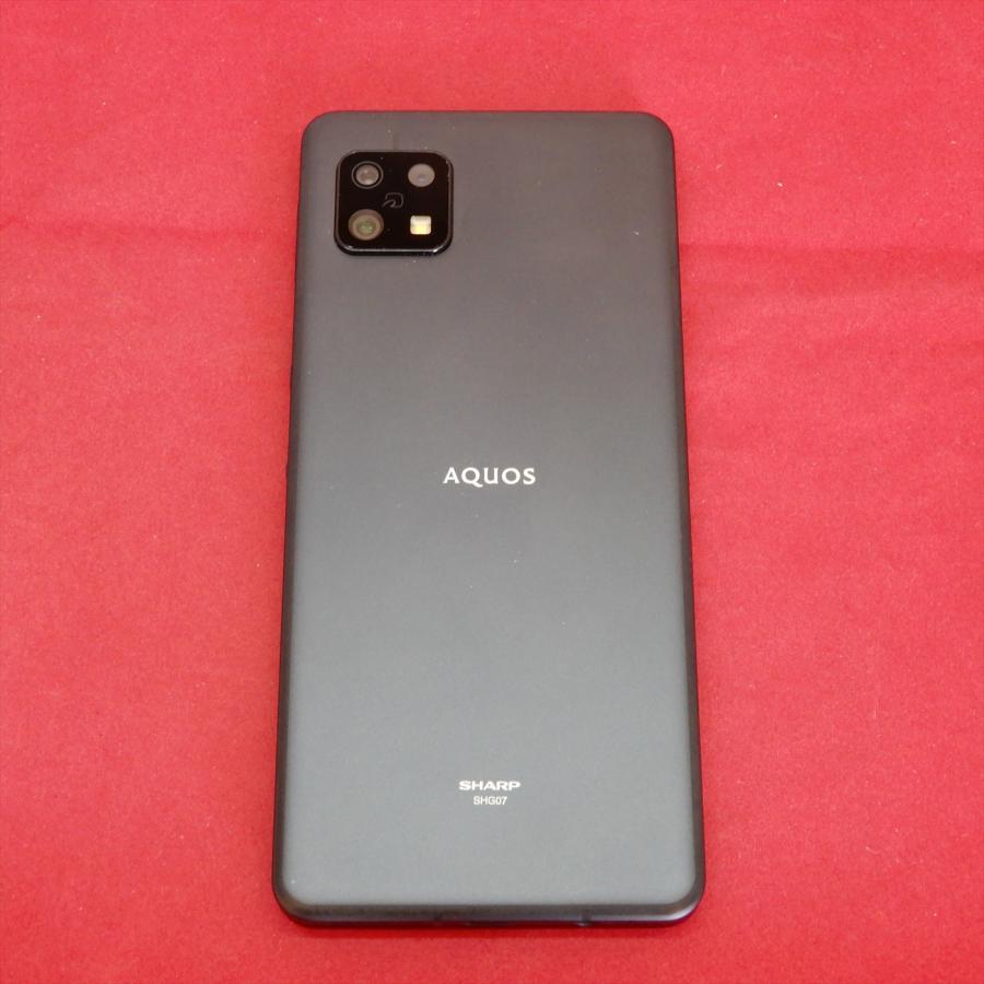 AQUOS sense SHARP sense6s SHG07 auSIMフリー ブラック : セコンド