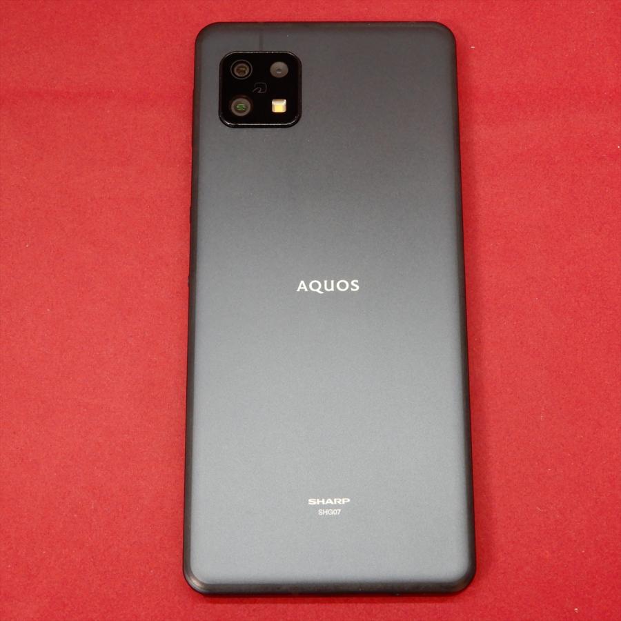AQUOS sense SHARP sense6s SHG07 auSIMフリー ブラック : セコンド