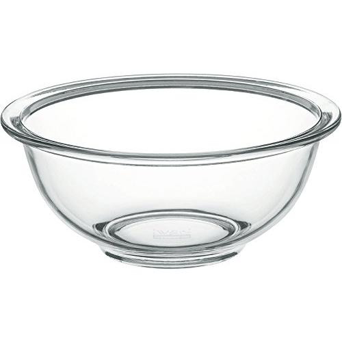 iwaki(イワキ) AGCテクノグラス 耐熱ガラス ボウル 丸型 1.5L 外径21.3cm 電子レンジ/オーブン/食洗器対応 食材を混ぜやすい広口 | 