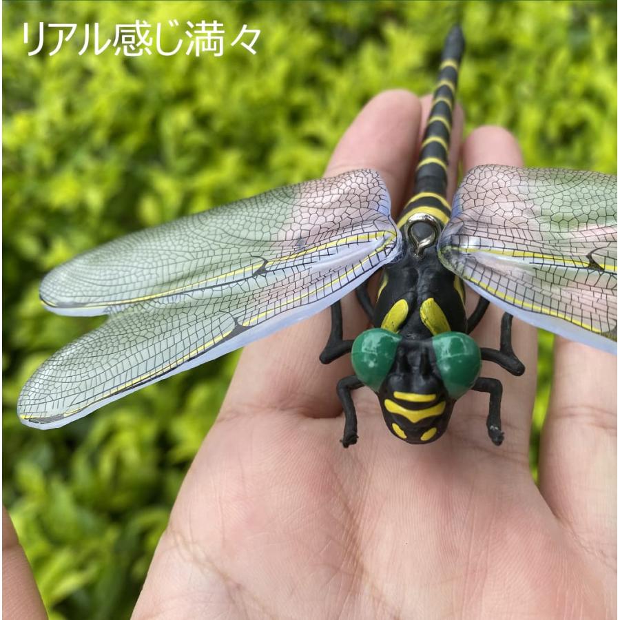 Ikiretmua 虫除けトンボ 鬼やんま君 オニヤンマ君 蜻蛉 虫よけ トンボ おにやんま オニヤンマ アウトドア キャンプ 釣り ベランダ 家庭菜 |  | 05