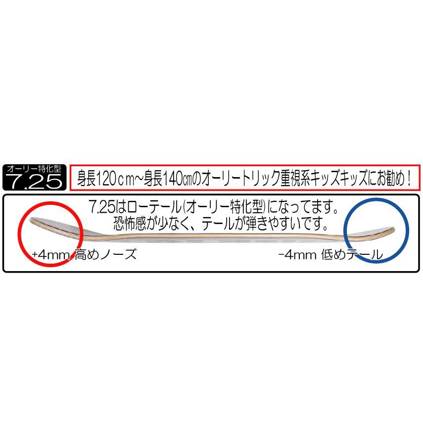 7.25インチ HG白 オーリー特化シェイプ (WB11.5インチ/長さ28.25 7.25インチ HG白 オーリー特化シェイプ (WB11.5インチ/長さ28.25