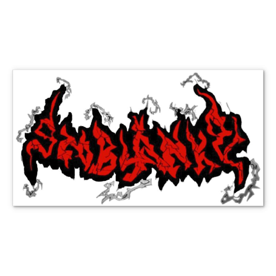 Smb ロゴ メタル調 赤白 画像粗目です St Metalfont Red White Second Sk8 通販 Yahoo ショッピング