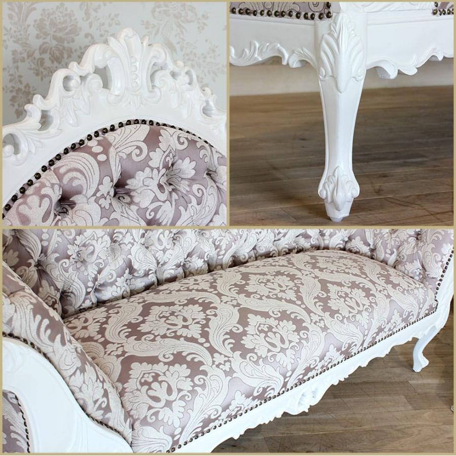 ソファ(ホワイト) Symphony シンフォニー カウチソファ Lサイズ 幅200cm ホワイト