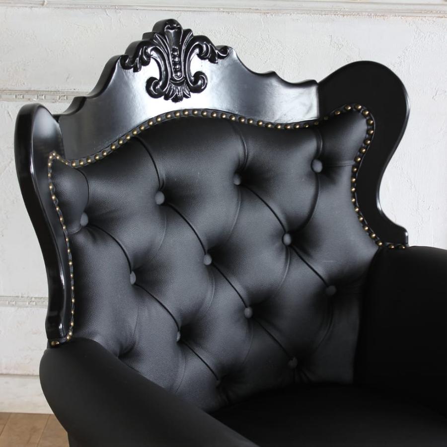 ロココ調 ソファ 姫系 サロン 猫脚 │ロココ調 ソファ 1人掛け