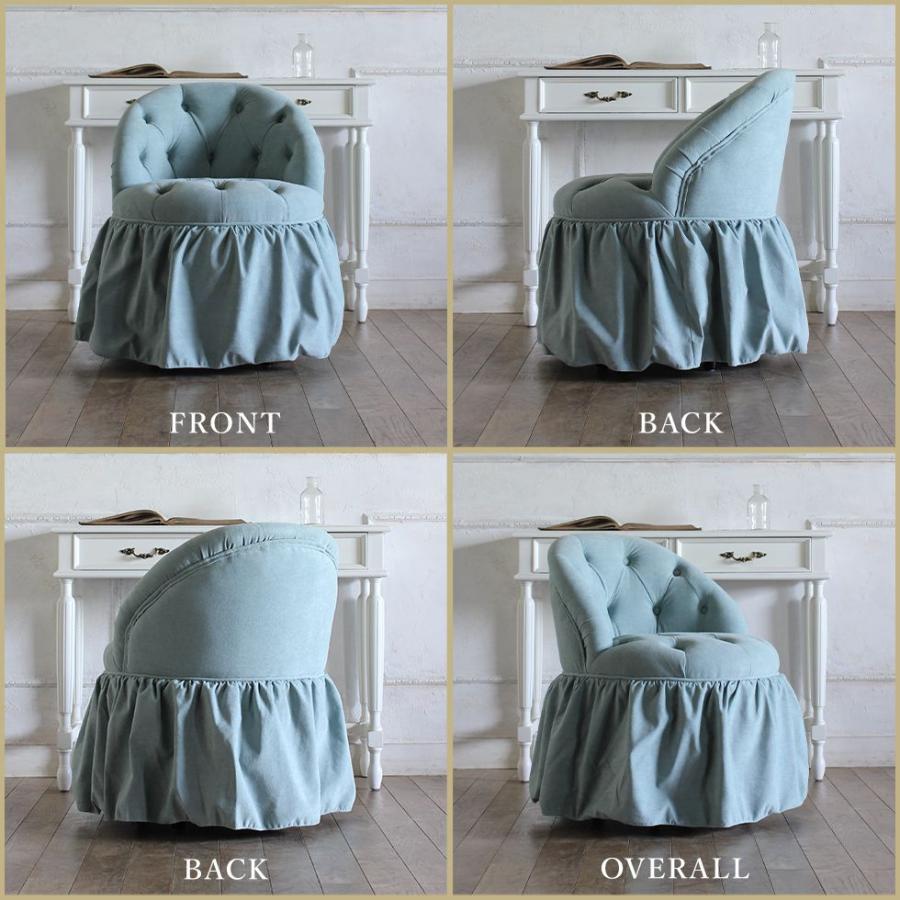 スツール　モケット　ボタン締め　かわいい　ゴスロリ　姫家具 スツール 姫系 家具 コンパクト フレンチスタイル メゾンド