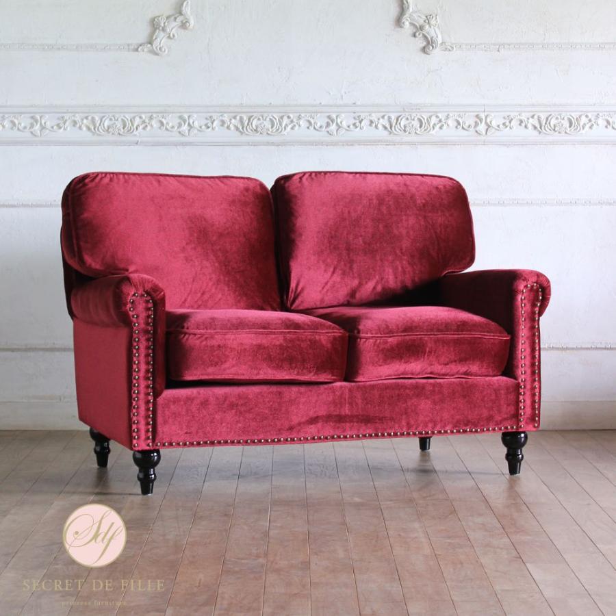 ヴィンテージ ソファ ２人掛け アンティーク コンパクト イギリス かわいい おしゃれ レッドベルベット ベロア Vg2f41k リプロ D 125 75 Vg2f41k 姫系家具 スクレドゥフィーユ 通販 Yahoo ショッピング