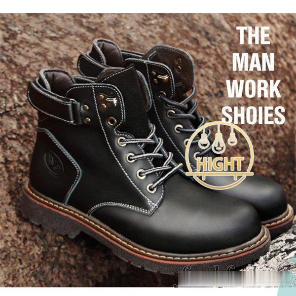 牛革 バイクブーツ メンズ 本革 ブーツ メンズ ブーツ ミリタリーブーツ エンジニア ワークブーツ　ツーリングシューズ ライディングブーツ の商品画像