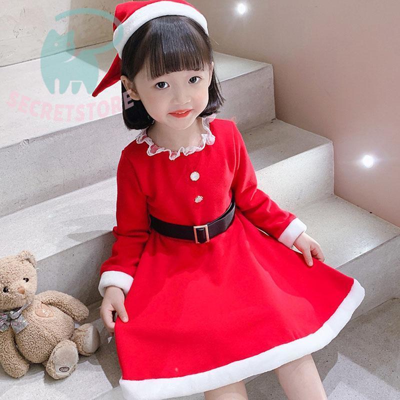 クリスマス衣装  子供 サンタ コスチューム コスプレ 衣装 キッズ ワンピース クリスマス 子供ドレス 女の子 サンタクロース パーティー  こども子ども｜secretstore｜07