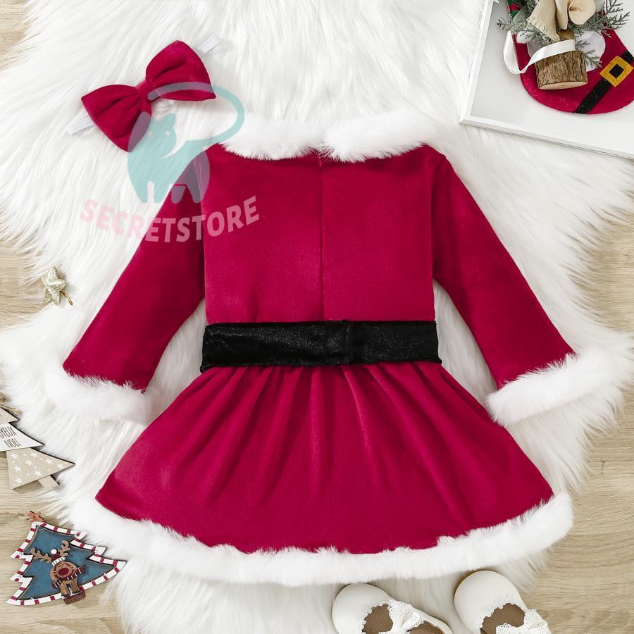 サンタ 子供 クリスマス ワンピース コスチューム 衣装 女の子 衣装 コスプレ 着ぐるみ  もこもこ サンタコスコスチューム キッズ 赤ちゃん サンタクロース｜secretstore｜04