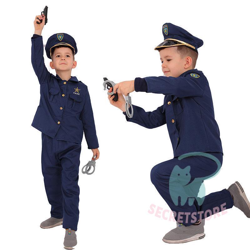 衣装 子供用 警官 ポリス 仮装 コスチューム 警察 キッズ パイロット 