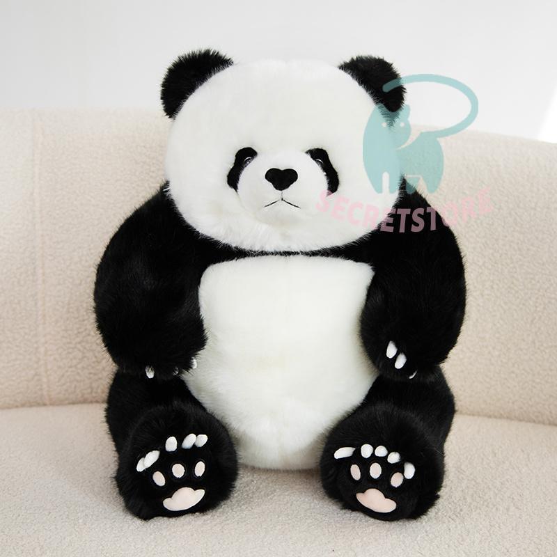 パンダのぬいぐるみ　おもちゃ　パンダ飾りもの 高品質パンダぬいぐるみ 座っているパンダのおもちゃ パンダ人形