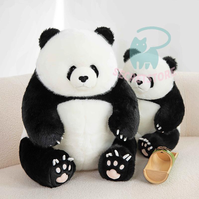 高品質パンダぬいぐるみ 座っているパンダのおもちゃ パンダ人形