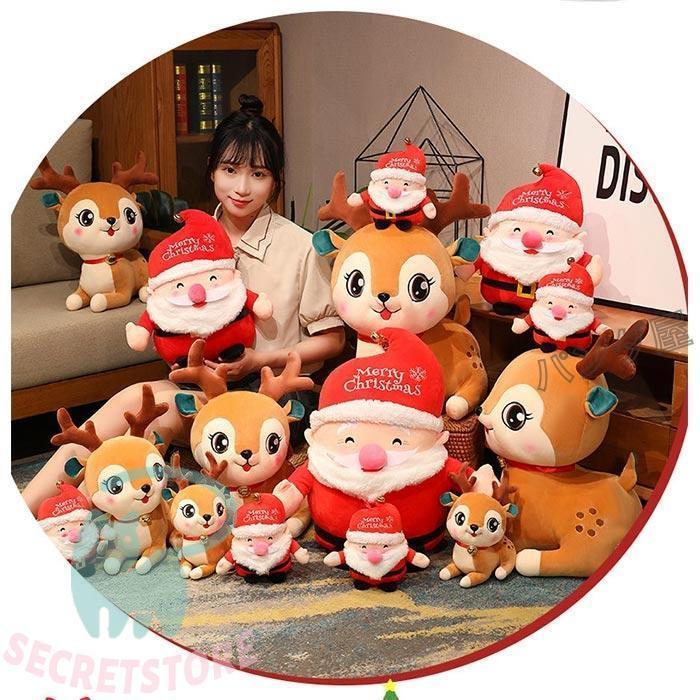 ぬいぐるみ 全2デザイン クリスマス Xmas 聖誕祭 サンタクロース