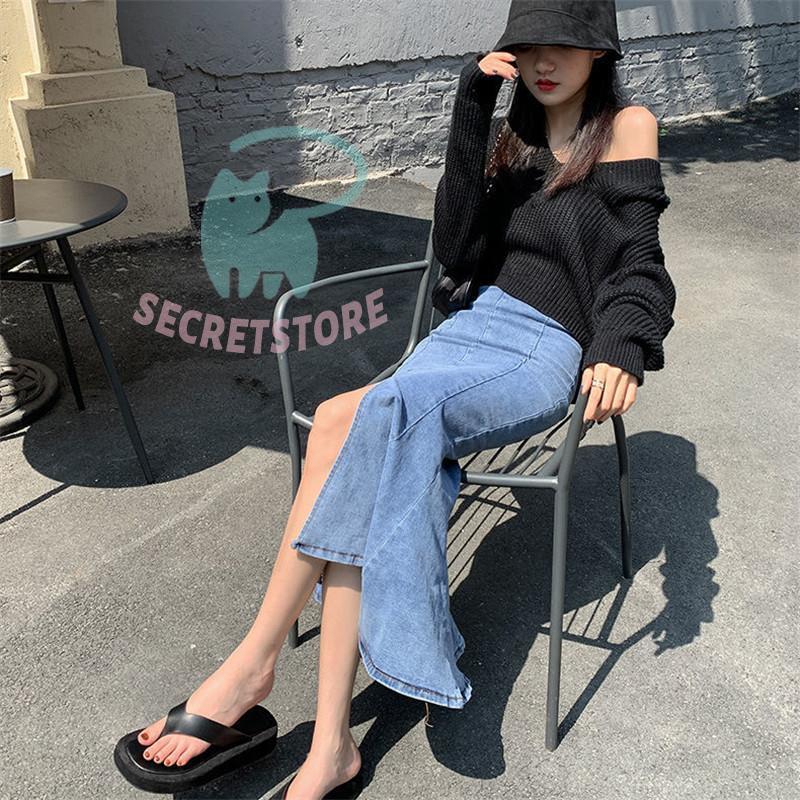 デニムスカート マーメイドスカート レディース タイトスカート