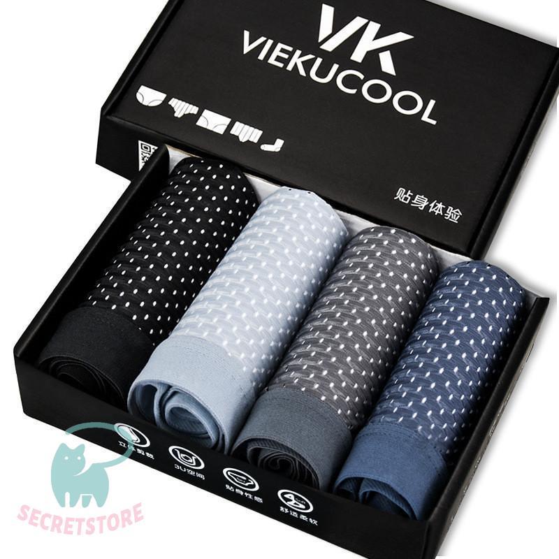 ボクサーパンツ メンズ 下着 4枚セット メッシュ シームレス