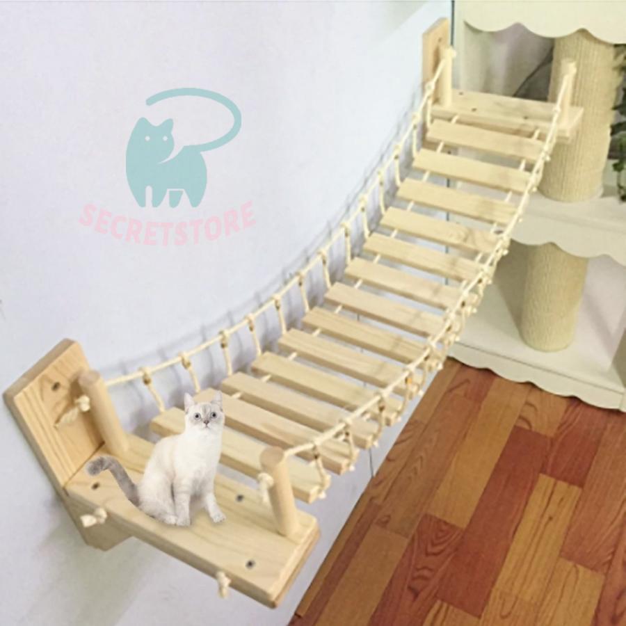 ペット 用 猫 はしご 壁付け 吊り橋 キャットウォーク キャット ペット 用 猫 はしご 壁付け 吊り橋 キャットウォーク キャット